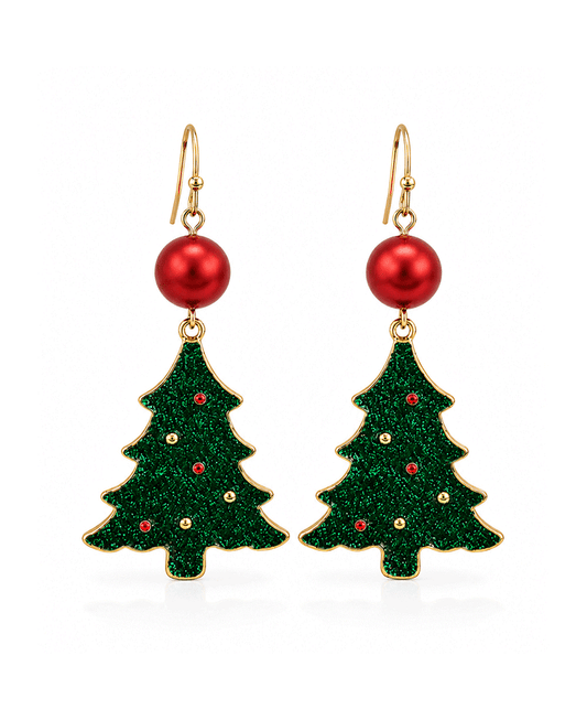 Christmas Tree Dangle Earring
