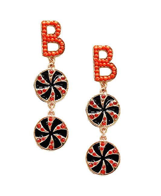 Linked Boo Post Earring