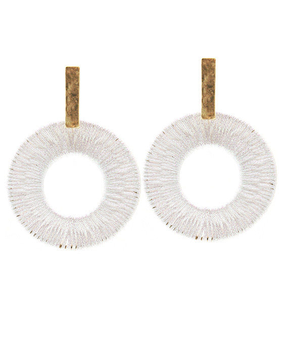 Wrapped Round Post Earring