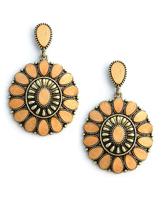 Round Shape Post Earring