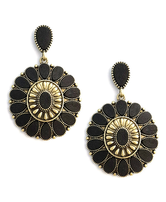 Round Shape Post Earring