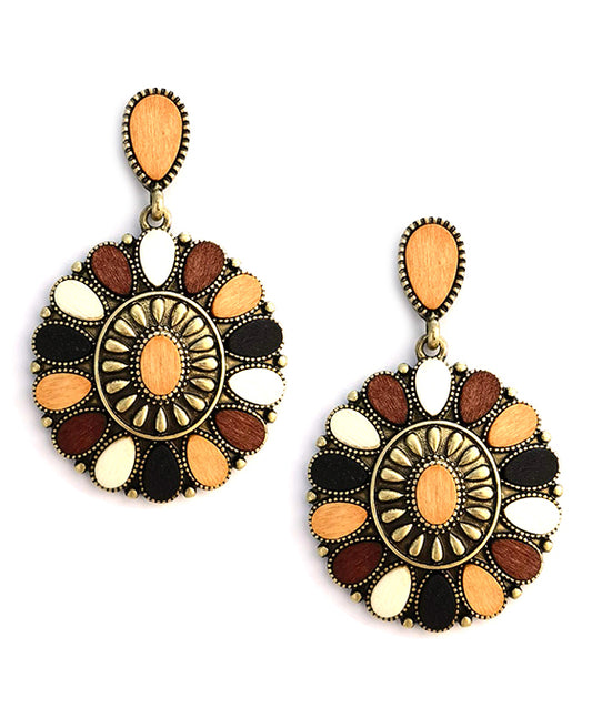 Round Shape Post Earring