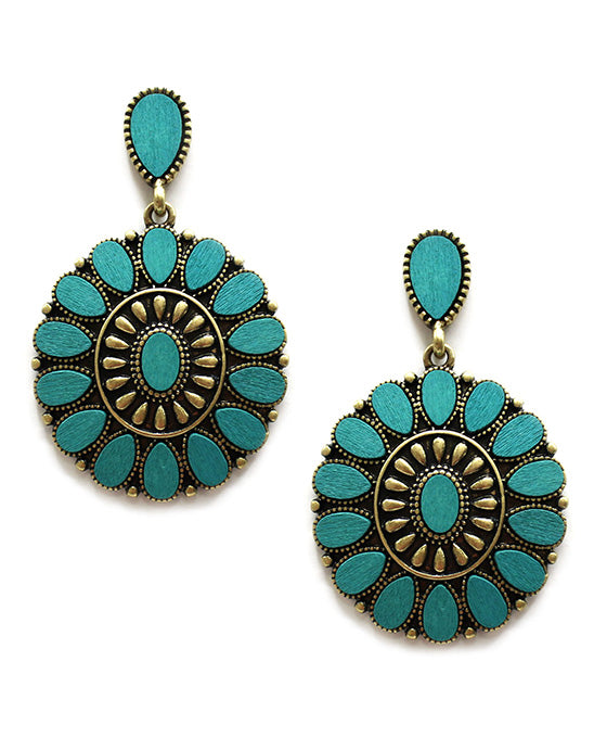 Round Shape Post Earring