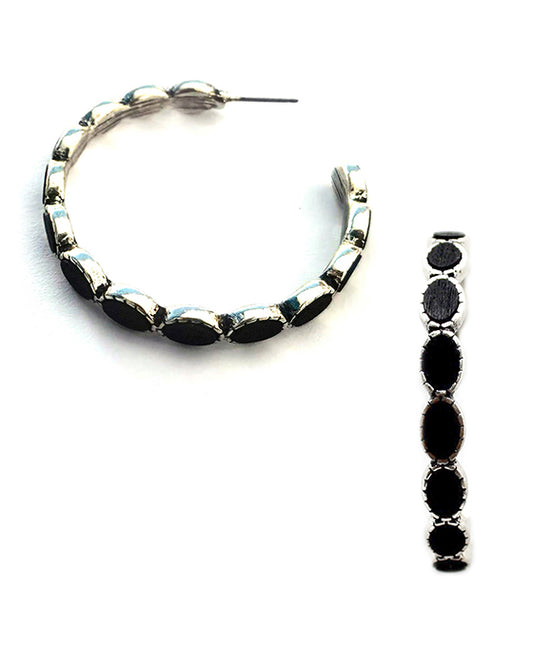 Metal Hoop Earring