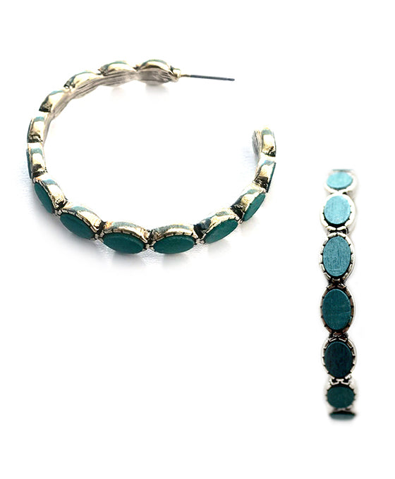 Metal Hoop Earring