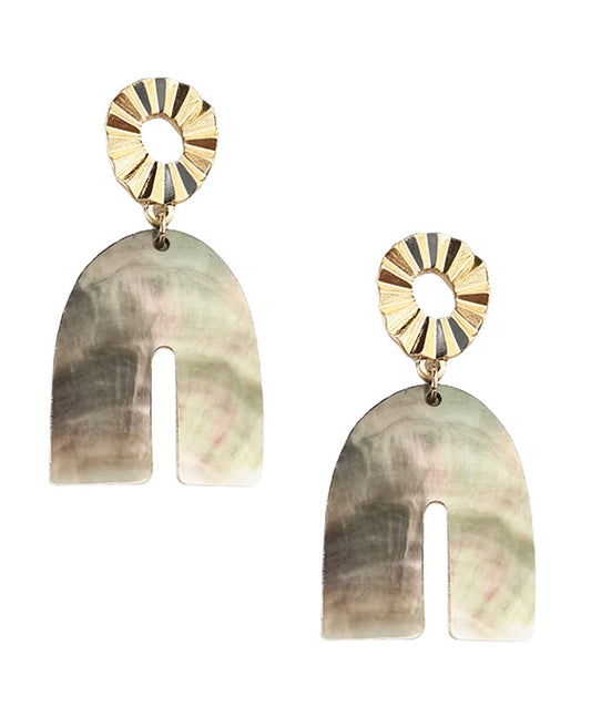 U Shape Post Earring