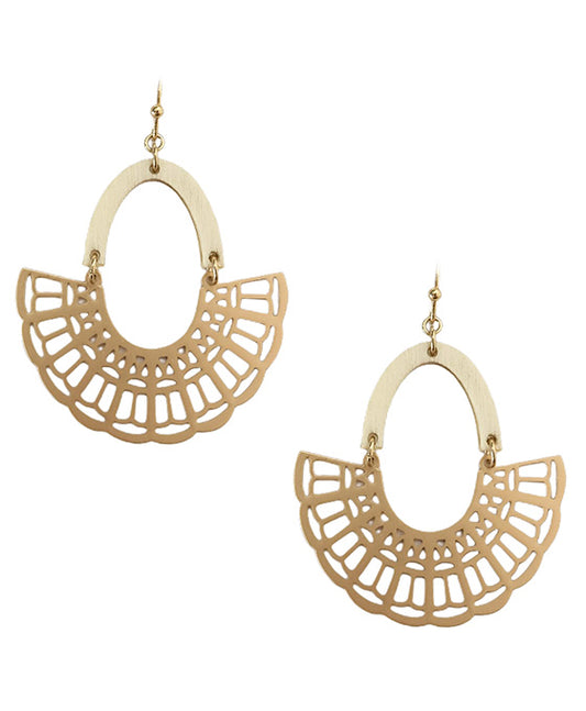 Geo Shape Casting Earring