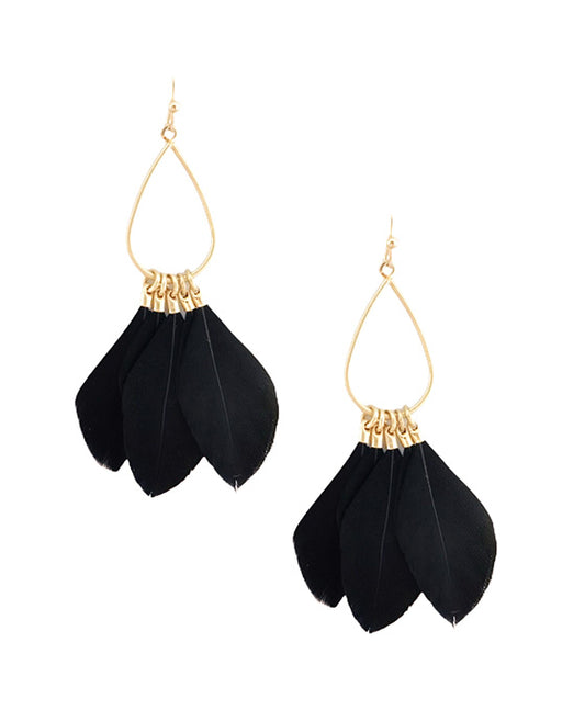 Feather Dangle Earring