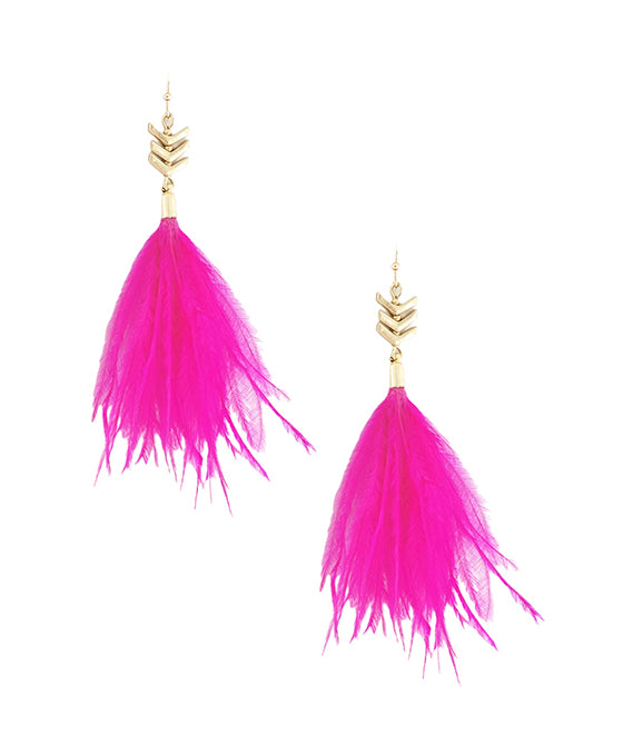 Feather Tassel Earring