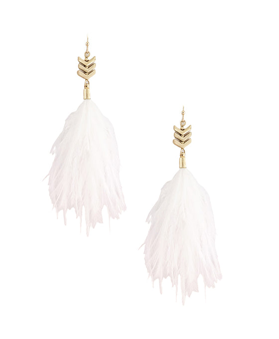Feather Tassel Earring