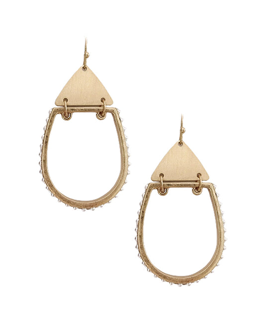 Geo Shape Metal Earring