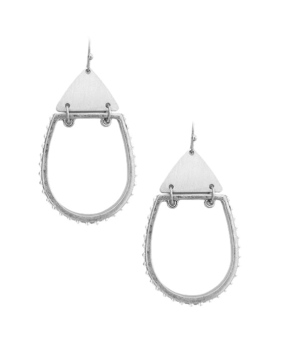 Geo Shape Metal Earring