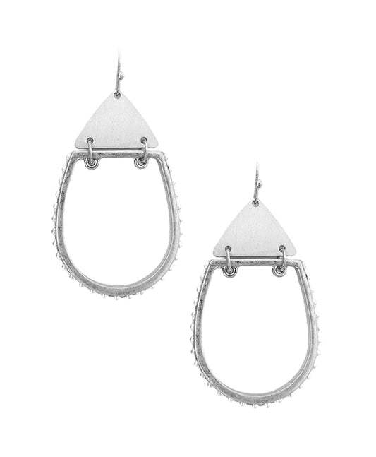 Geo Shape Metal Earring