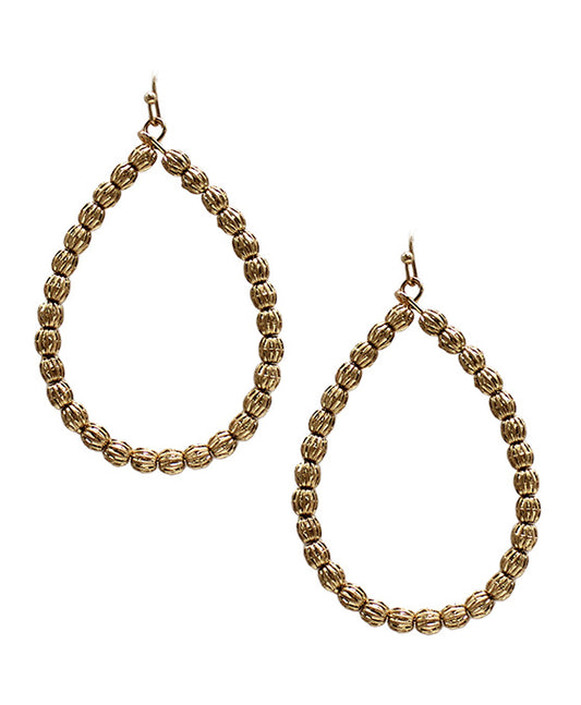 Teardrop Metal Earring