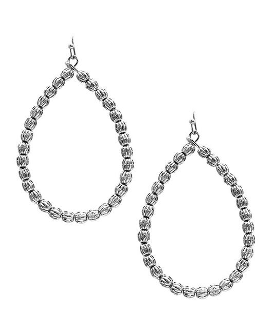 Teardrop Metal Earring