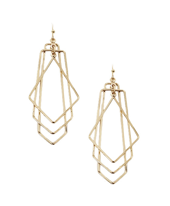Multi Shape Metal Earring