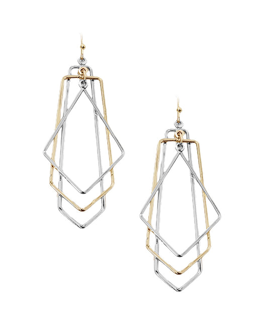 Multi Shape Metal Earring