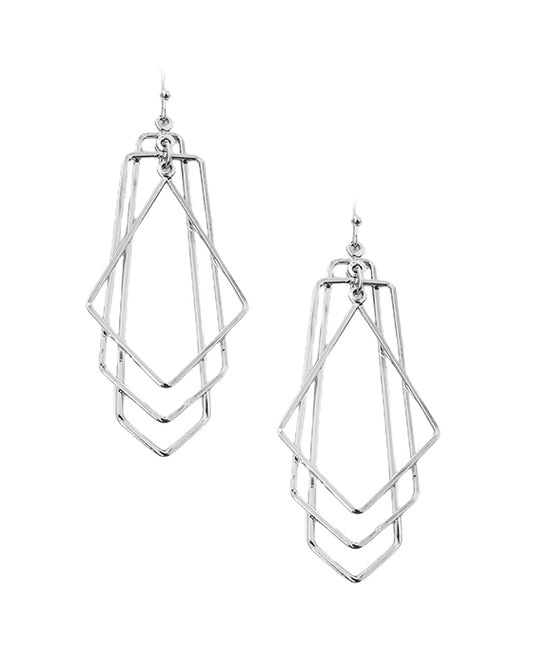 Multi Shape Metal Earring