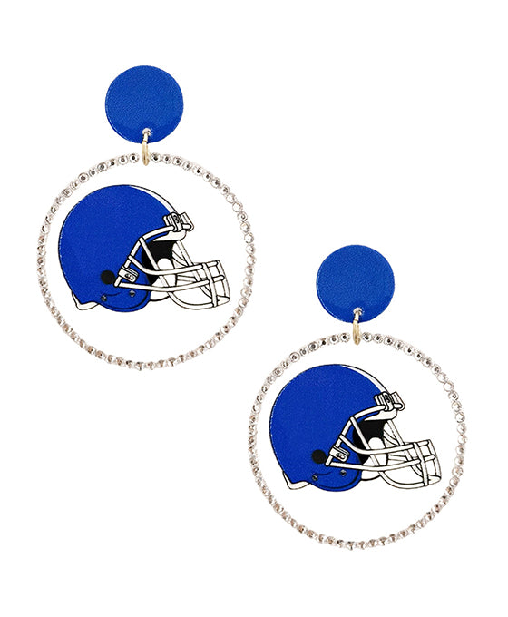 Football Helmet Earring