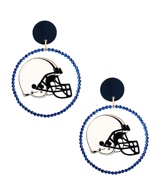 Football Helmet Earring