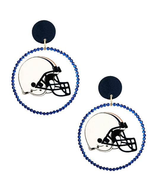 Football Helmet Earring