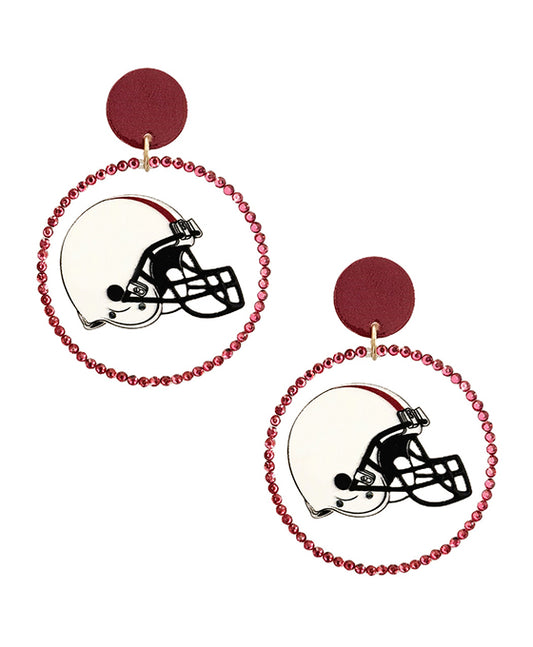 Football Helmet Earring