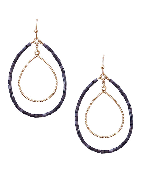 Double Teardrop Earring