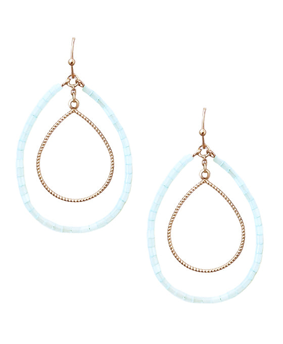 Double Teardrop Earring