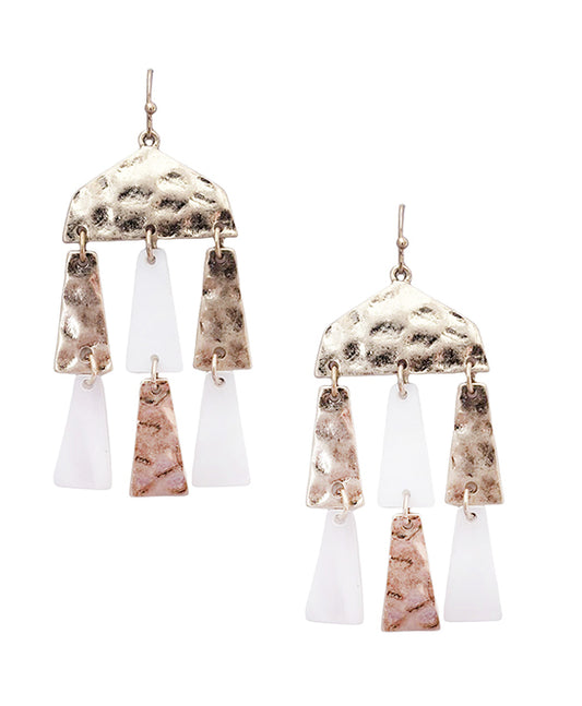 Geo Shape Dangle Earring