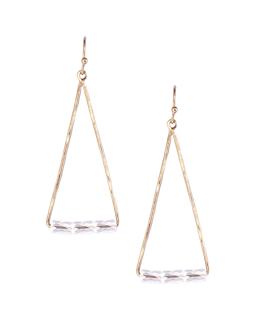 Triangle Metal Wire Earring