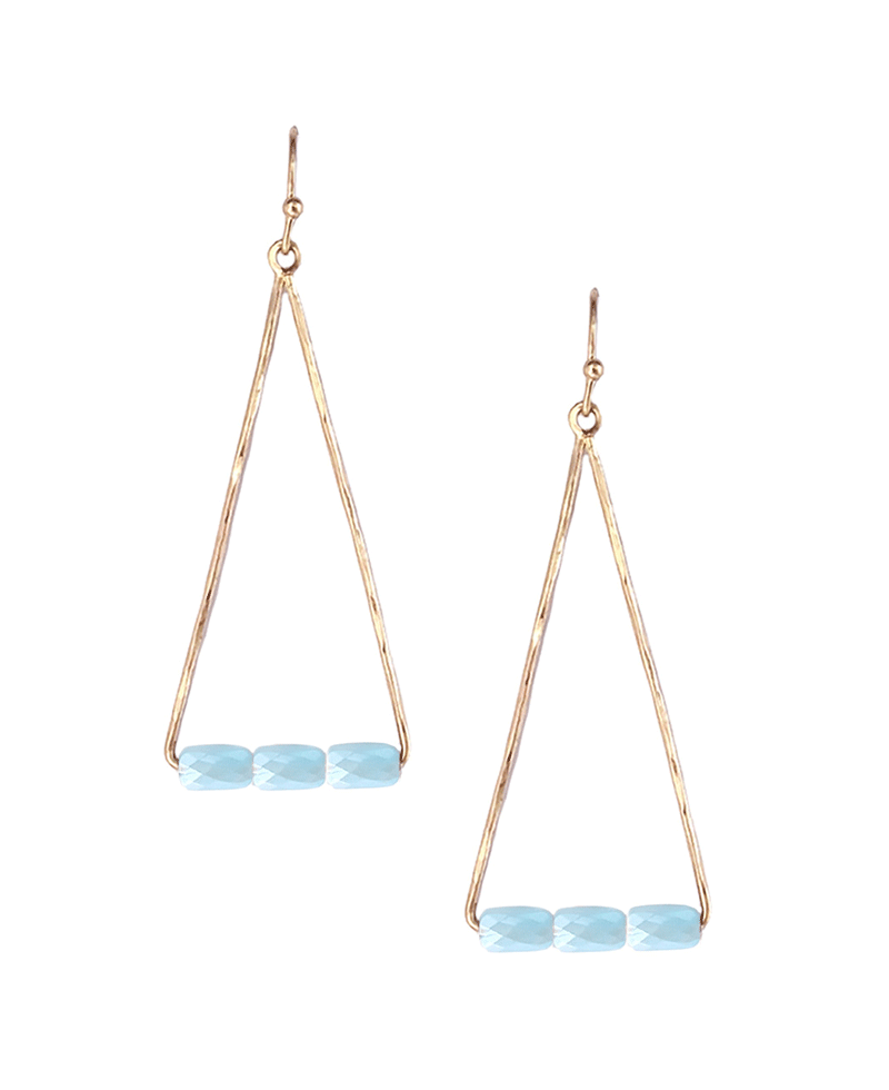 Triangle Metal Wire Earring