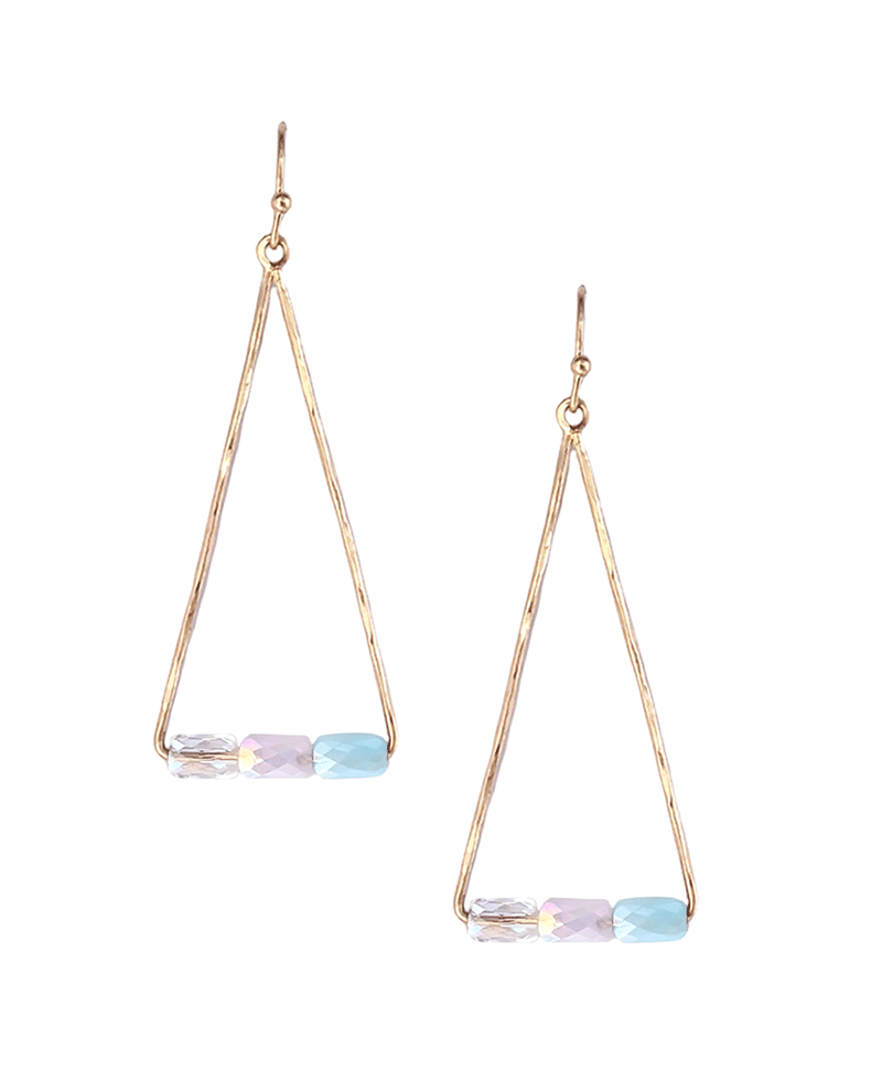 Triangle Metal Wire Earring