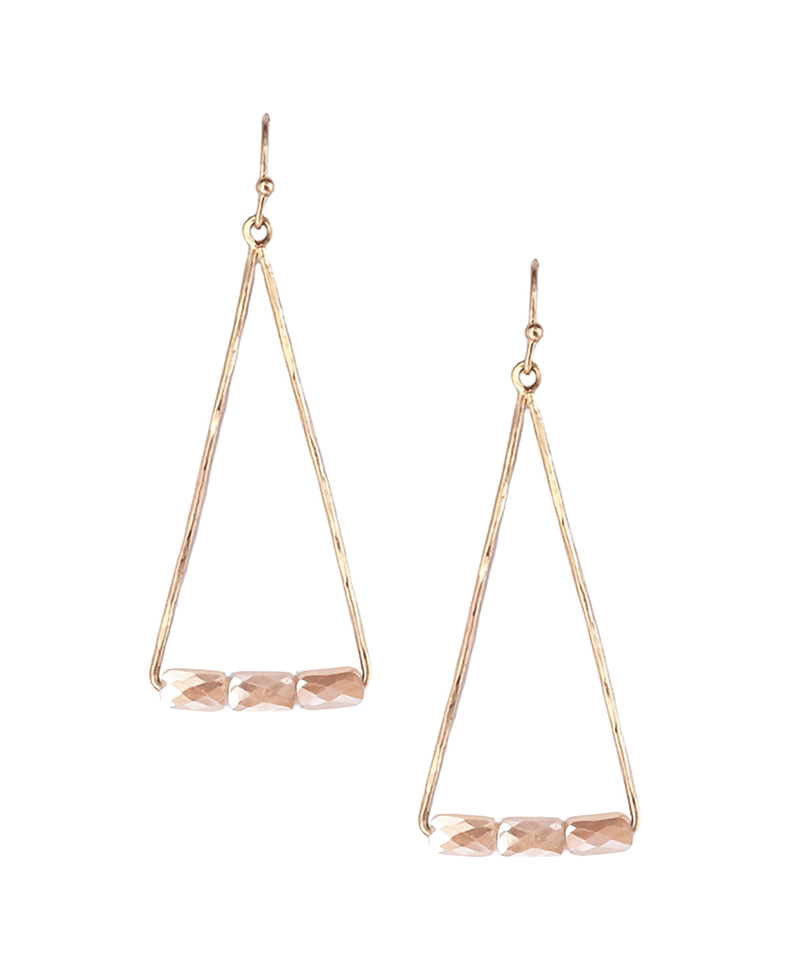 Triangle Metal Wire Earring