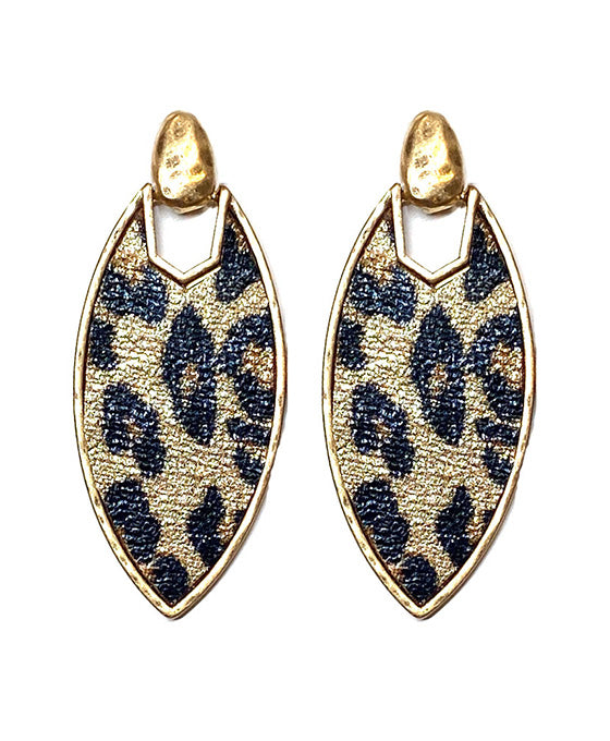 Marquise Shape Post  Earring