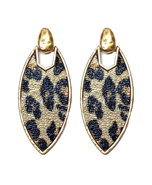 Marquise Shape Post  Earring