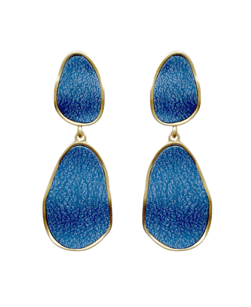 Two Drop Post Earring
