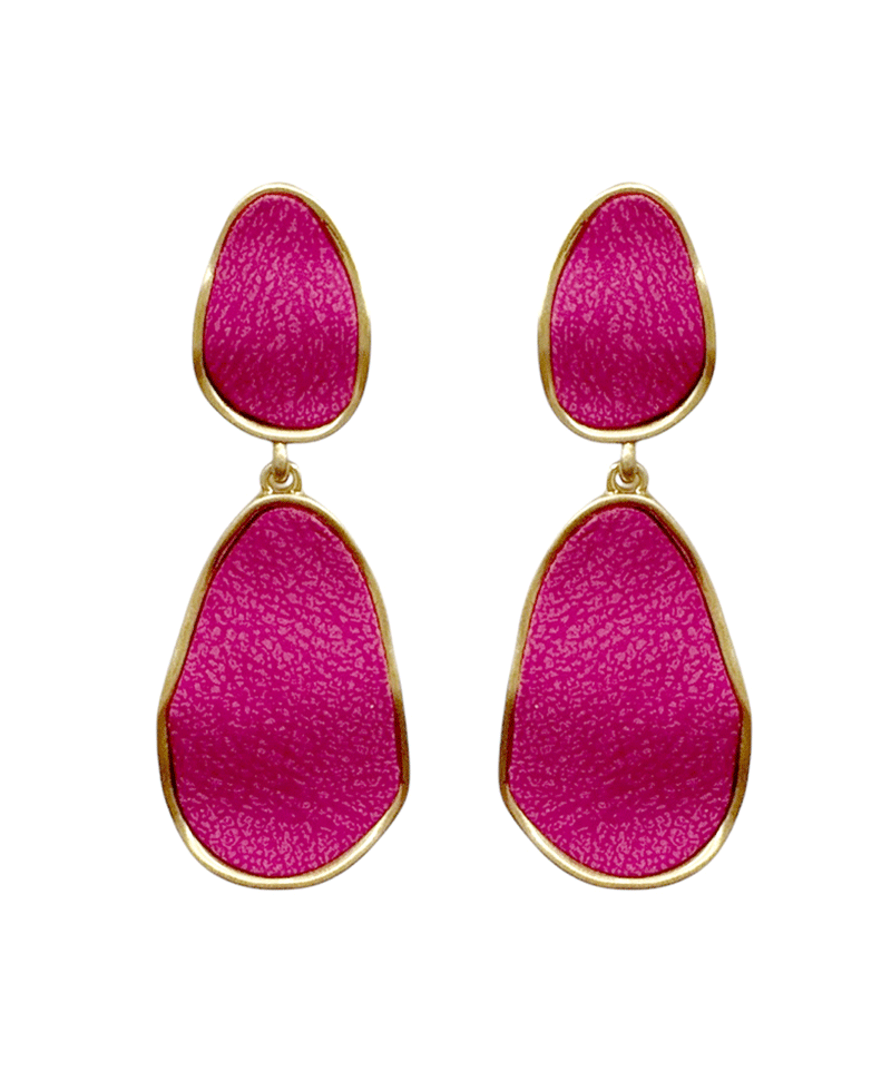 Two Drop Post Earring