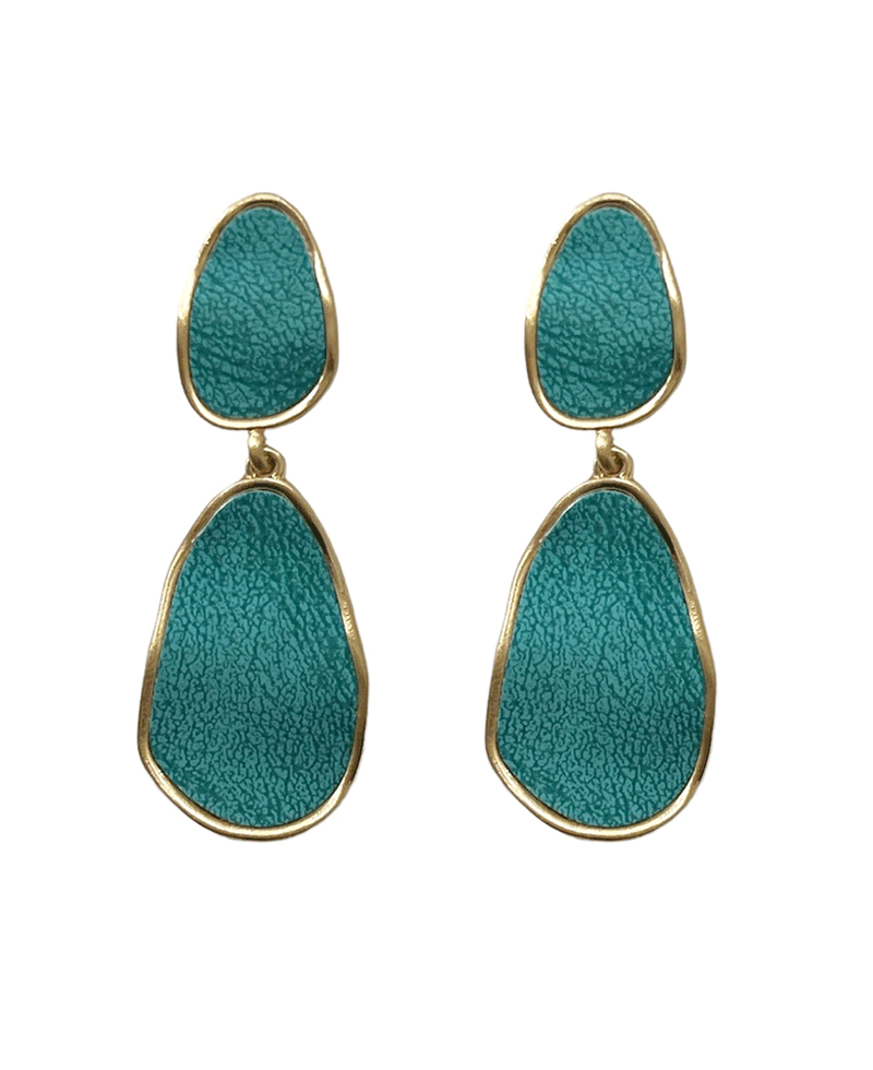 Two Drop Post Earring