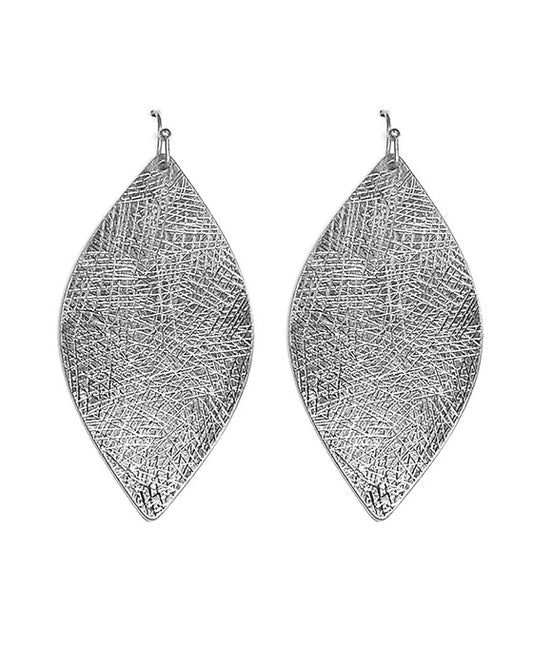 String-Shaped Metal Earring