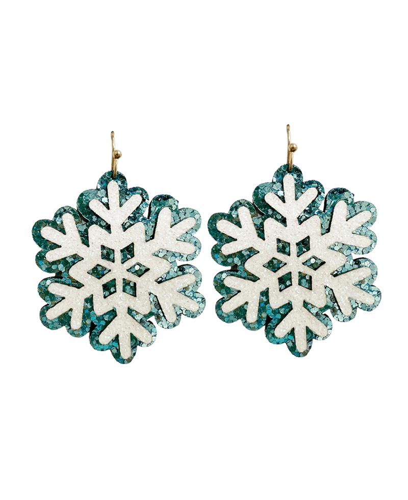 Christmas Snowflake Earring