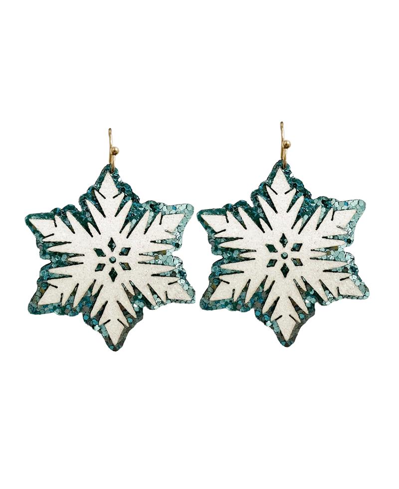 Christmas Snowflake Earring