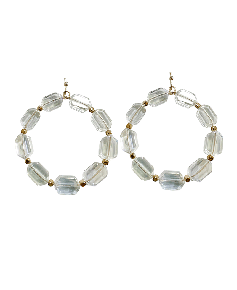 Acrylic Round Earring