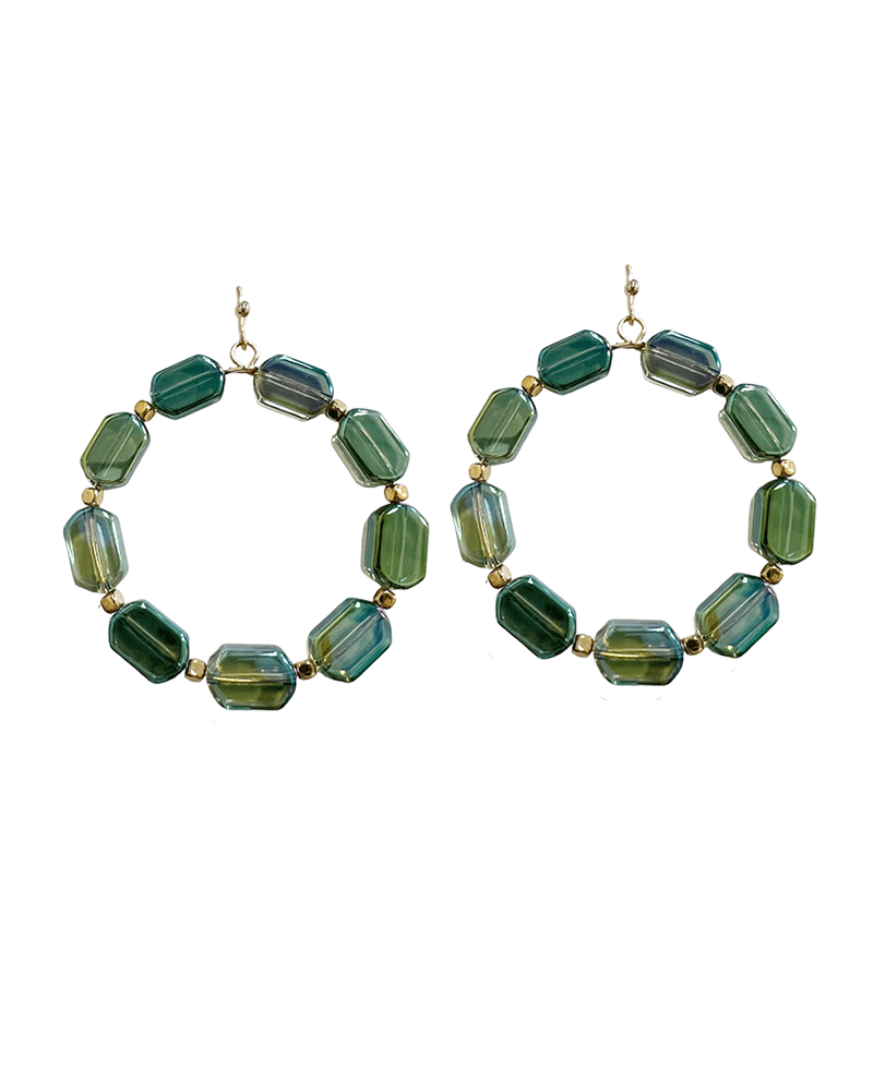 Acrylic Round Earring