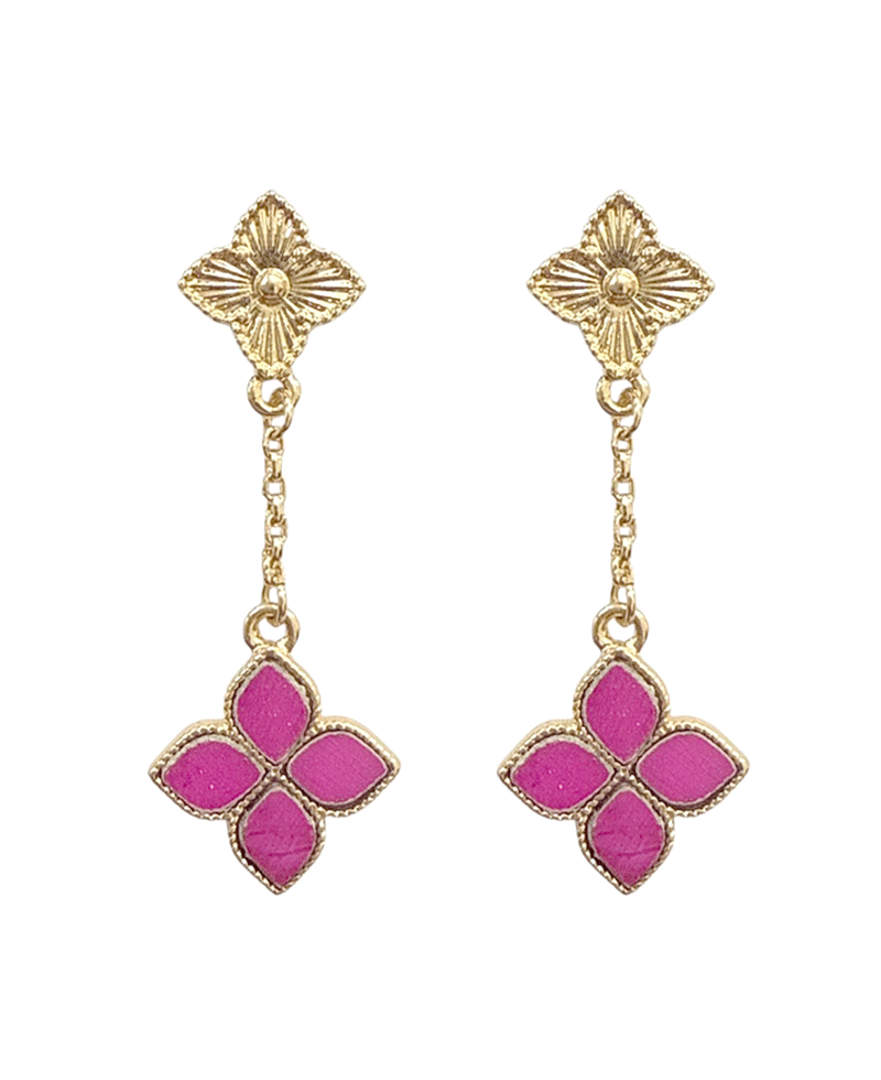 Clover Drop Post Earring