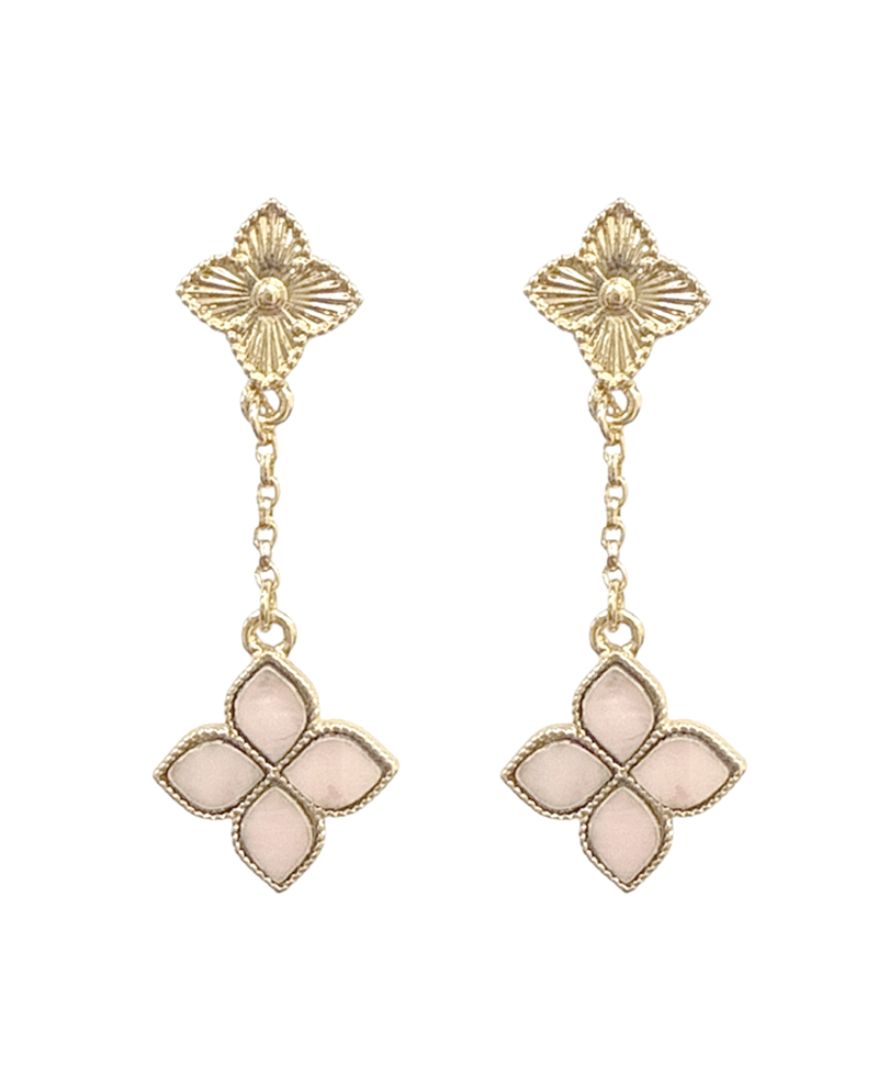 Clover Drop Post Earring