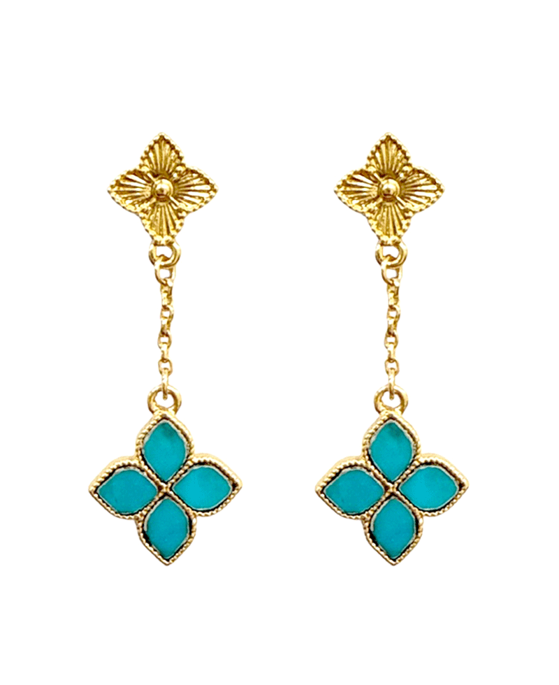 Clover Drop Post Earring
