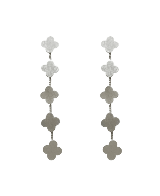 Metal Clover Post Earring