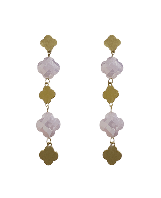 Clover Drop Post Earring