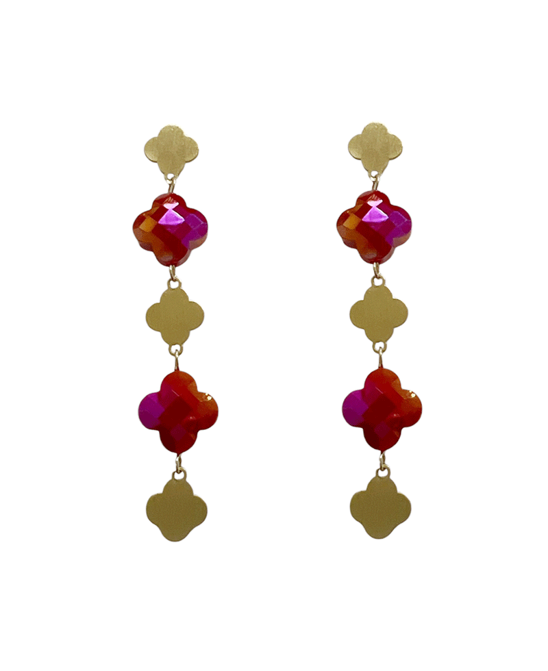 Clover Drop Post Earring
