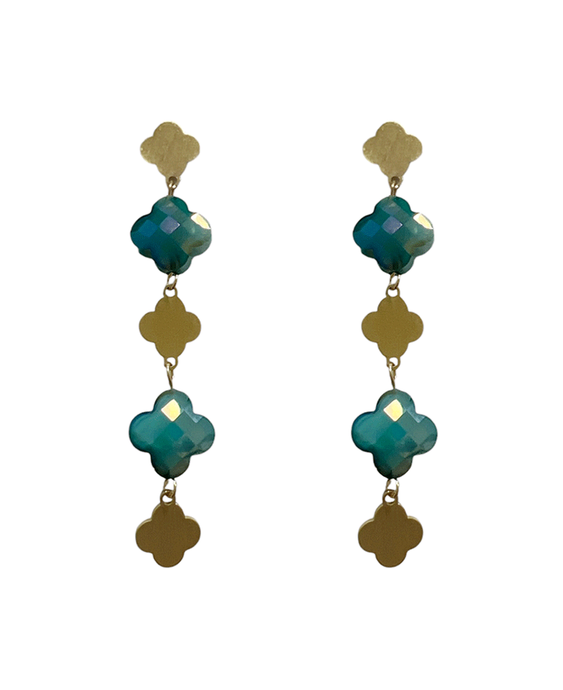 Clover Drop Post Earring